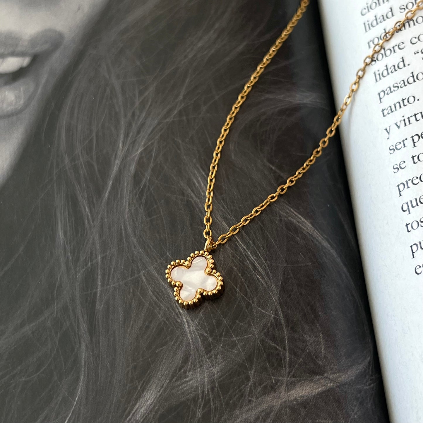 White Van Necklace