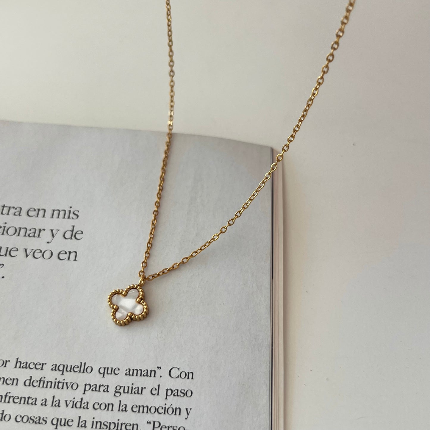 White Van Necklace