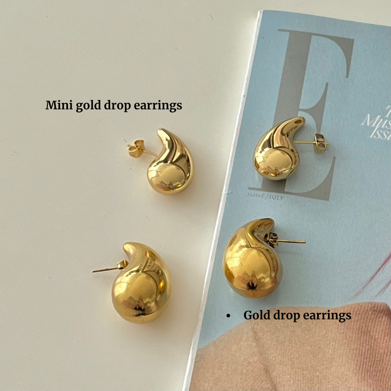 Gold Drop Earrings