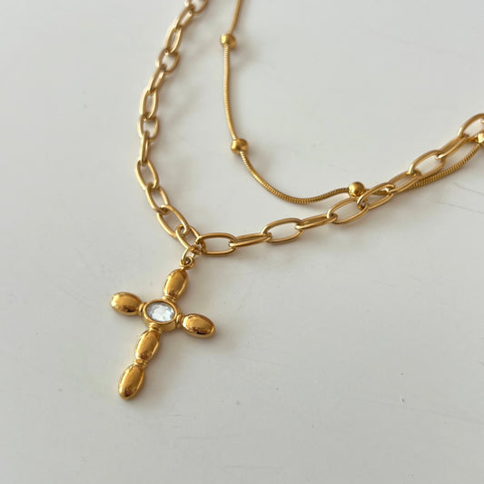 Cruz Doble Necklace
