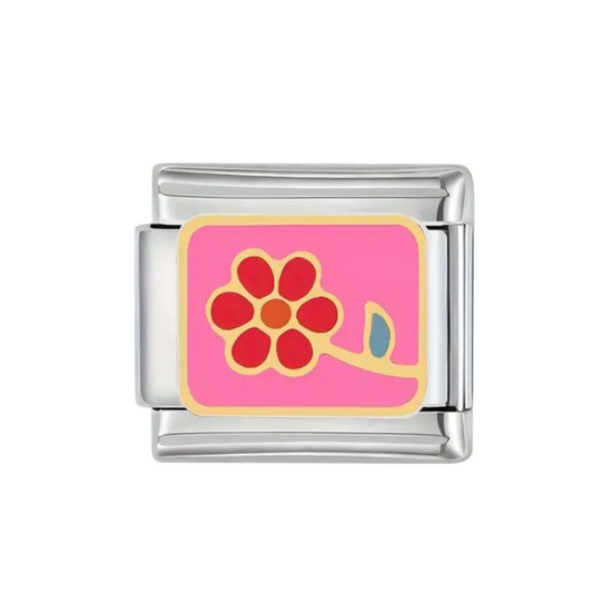 Flower Italian Charm