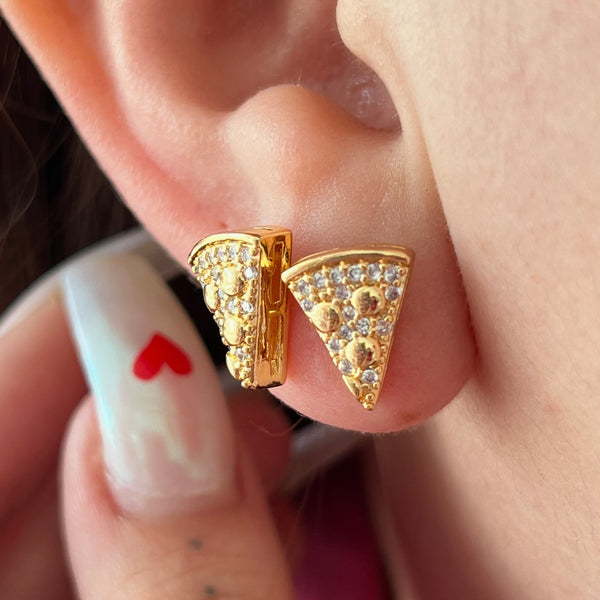 Pizza Earrings