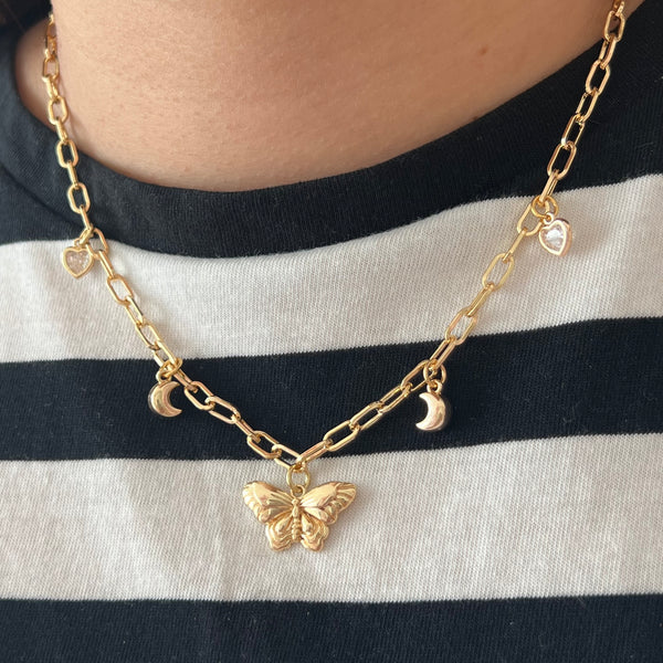 Mariposa Charm Necklace