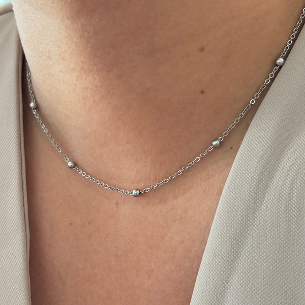 Suki Silver Necklace