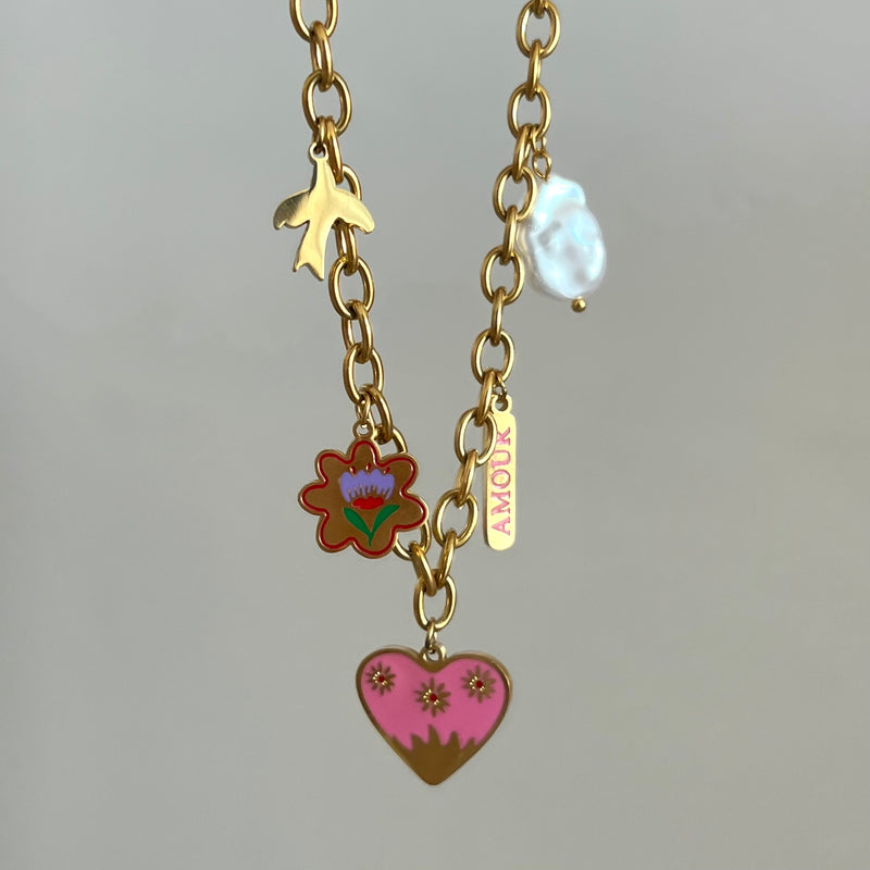 Amour Charm Necklace