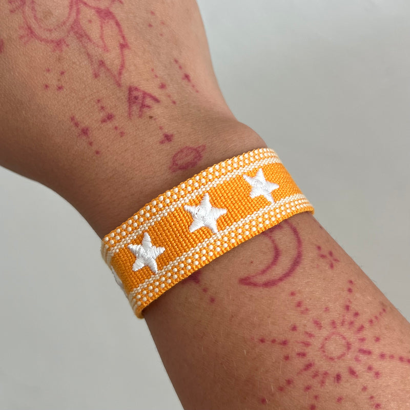 Orange Star Bracelet