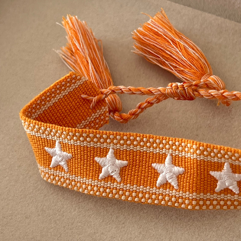 Orange Star Bracelet