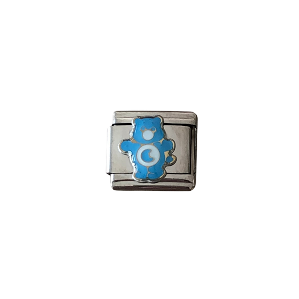 Blue Care Bear Italian Charm