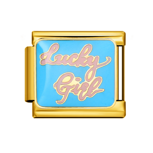 Lucky Girl Italian Charm