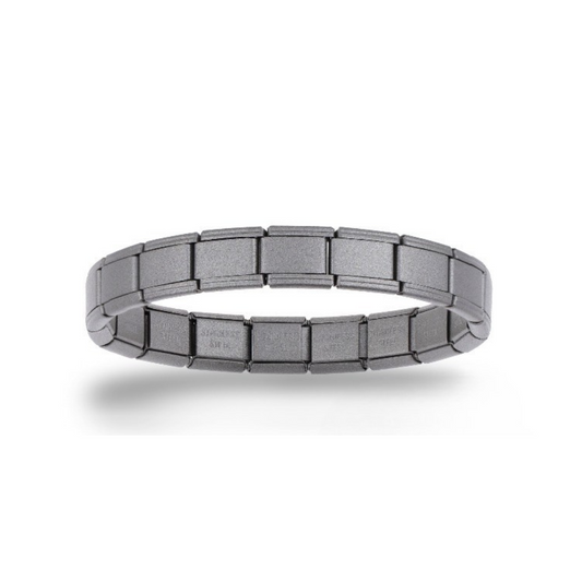 Silver Matte Italian Bracelet