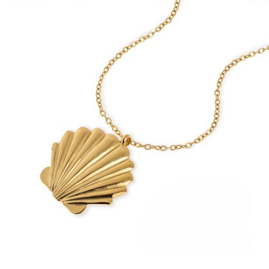 Golden Seashell Necklace