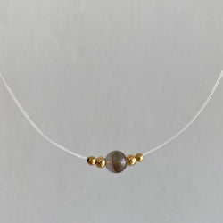 Amatista floating Necklace